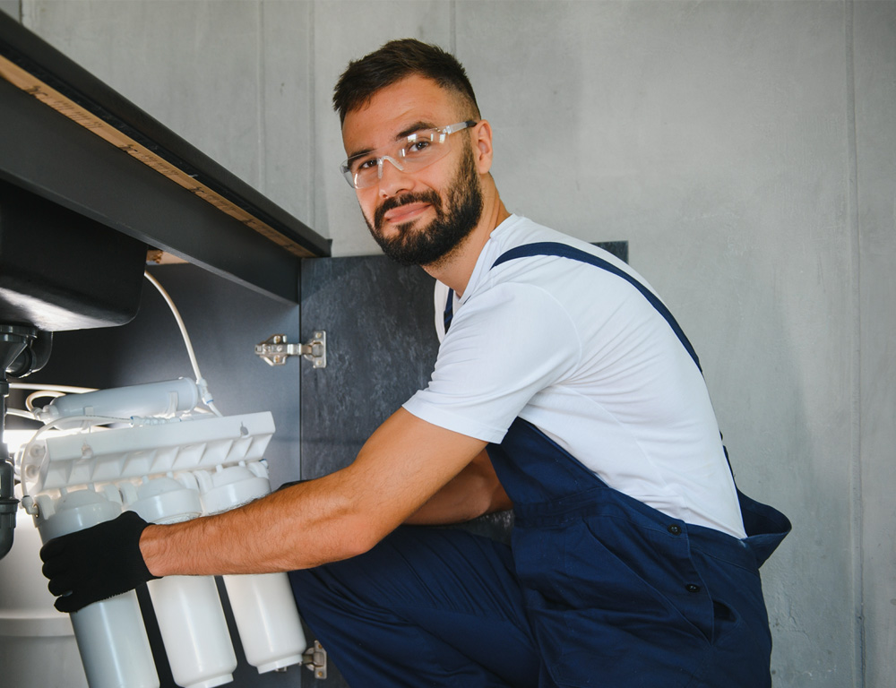 San Jac Plumbing Program Student