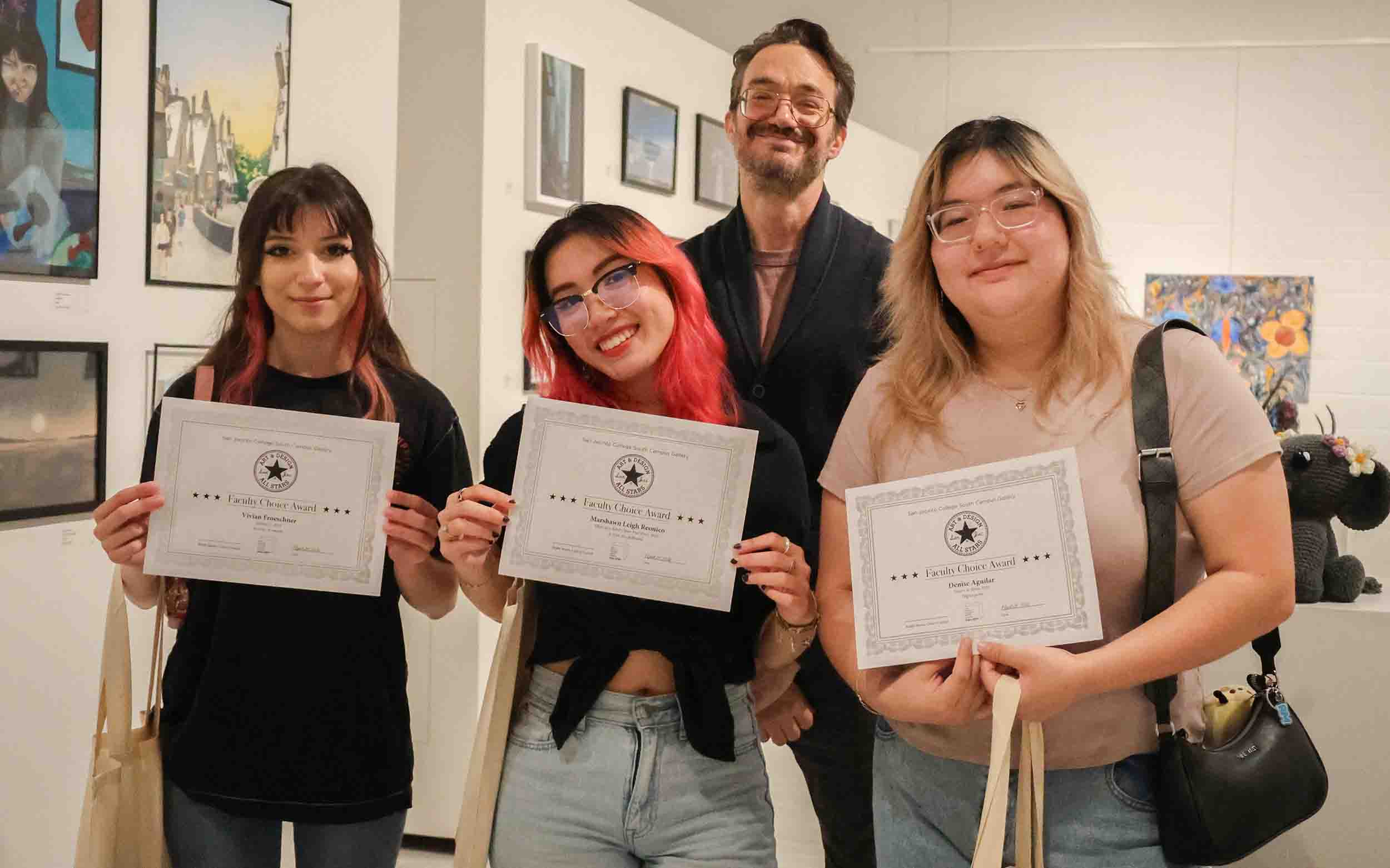 Bradly Brown with Award Winners